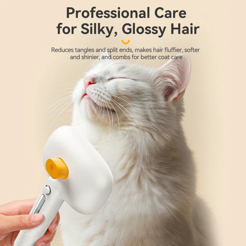 Brosse vapeur démêlante — Poils brillants & doux en 5 minutes